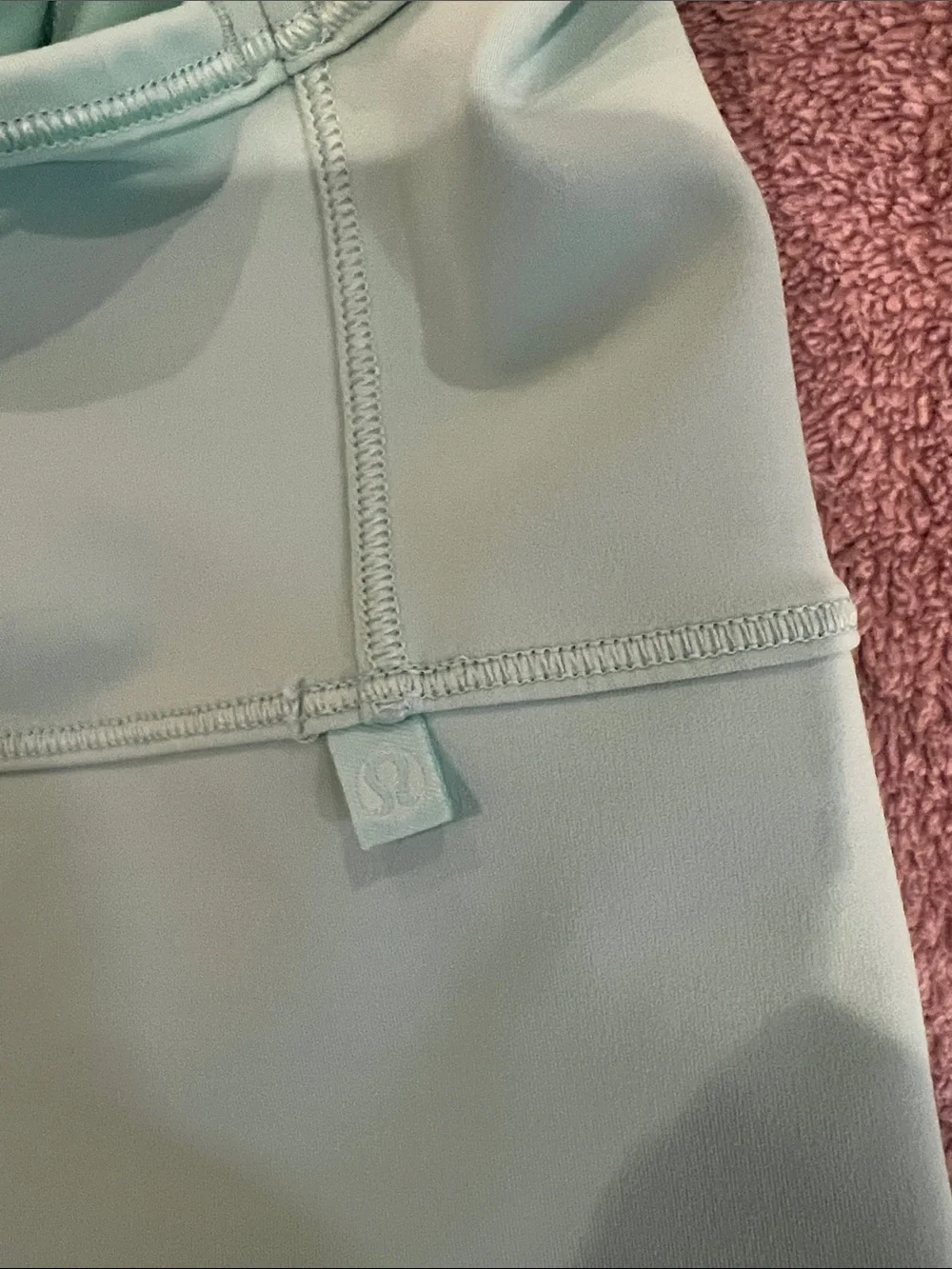 lululemon athletica Mint Green Cropped Tank Top